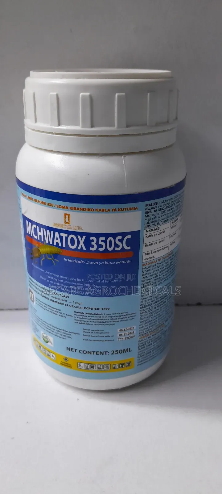 Mchwatox 350sc Termicide 15ml, 50ml, 250ml, And 1LITRE