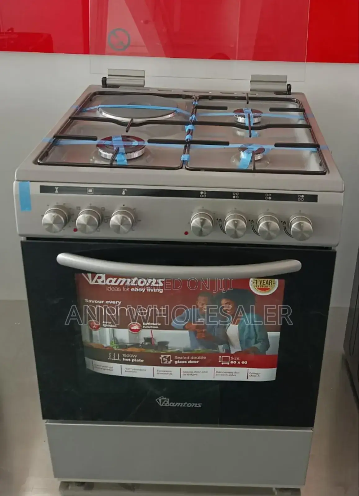 3G+1E Rampton 60*60 Freestanding Cooker