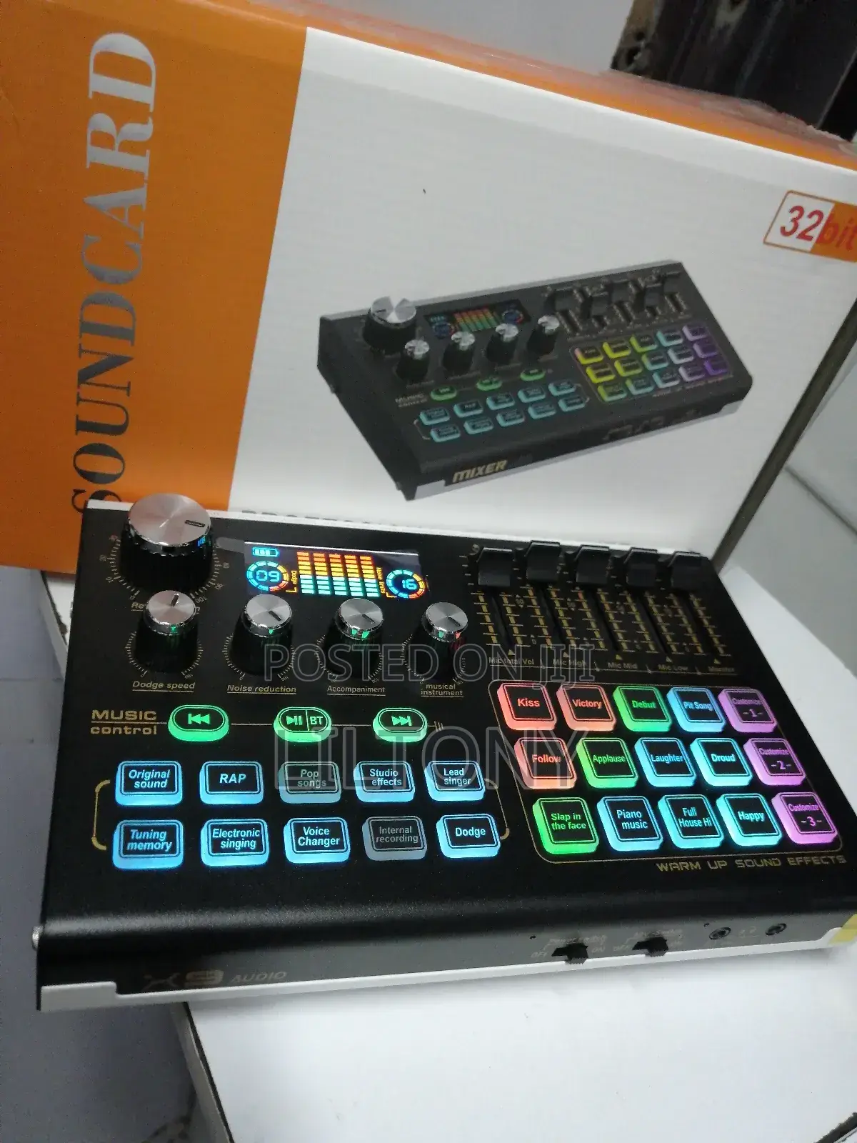 DJ Mixer Sounds Card