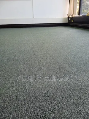 Orange Lined Carpet Tiles
