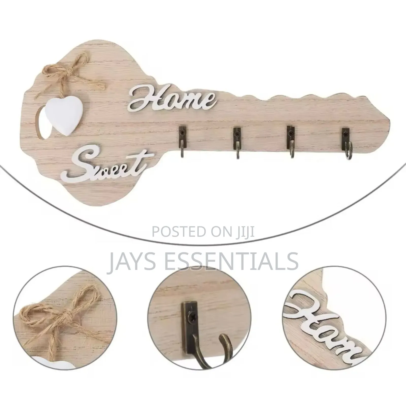 Rustic Wall Mounted Key Holder