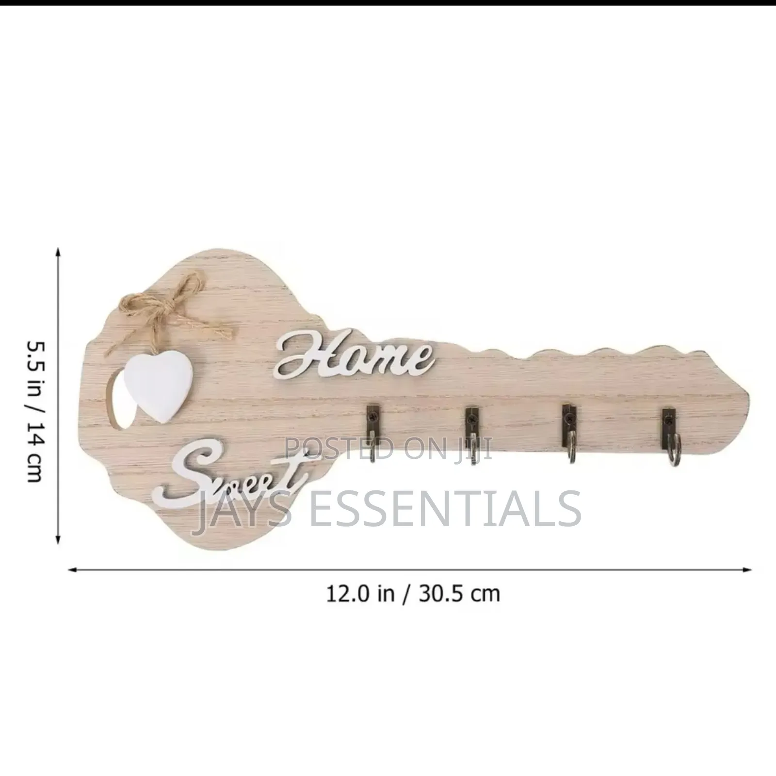 Rustic Wall Mounted Key Holder