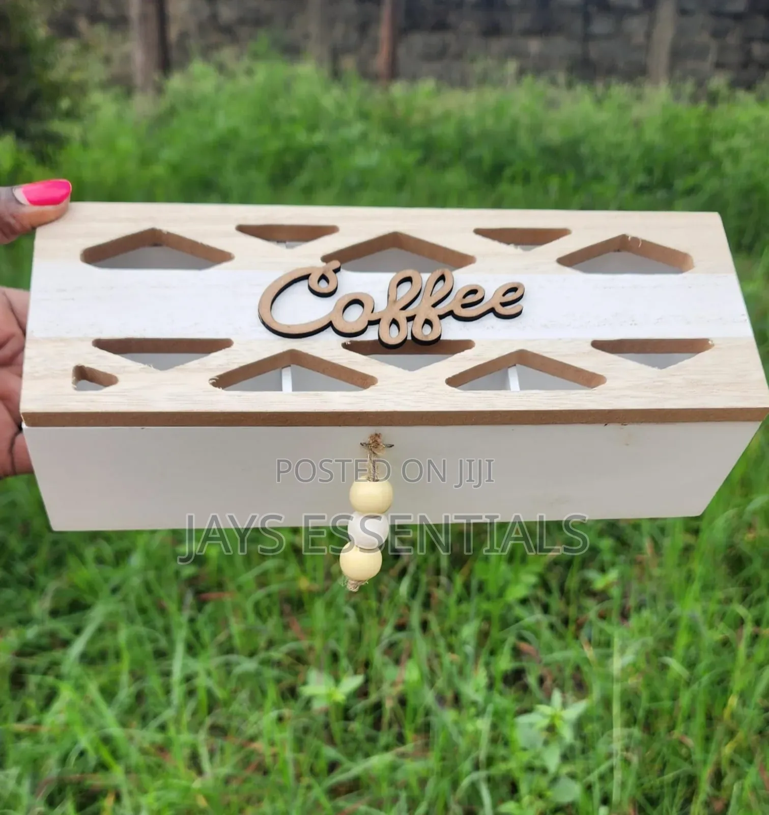 Bamboo Tea Bag Storage Box