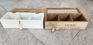 Bamboo Tea Bag Storage Box