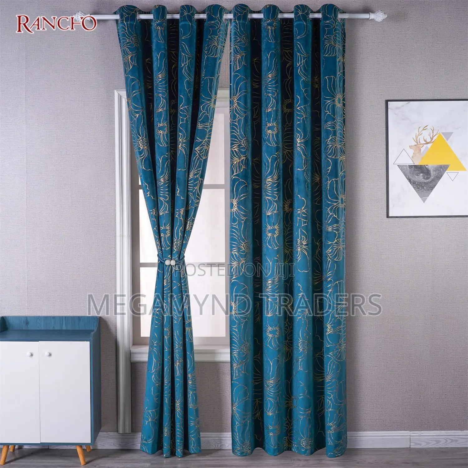 3pc Curtains Ready Made