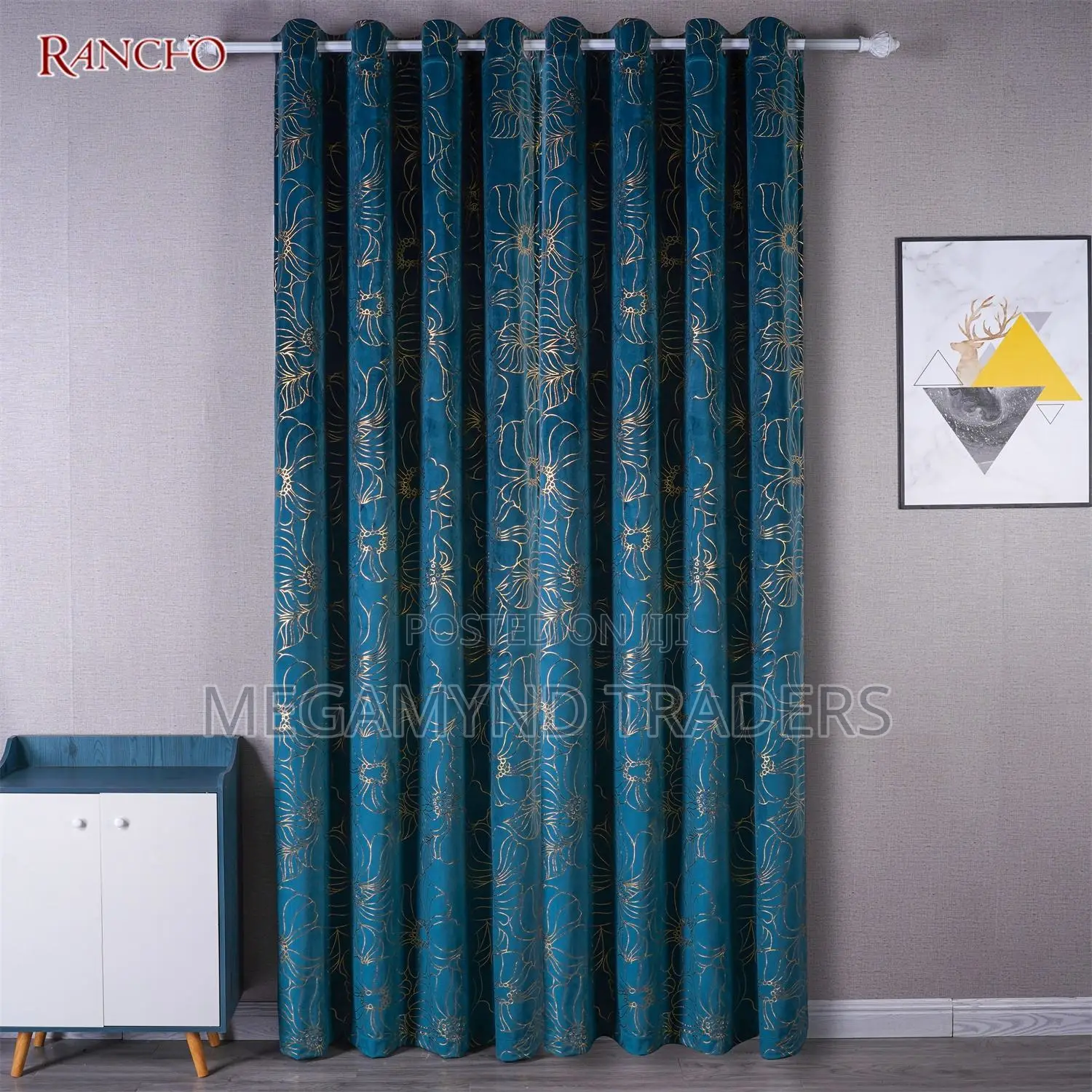 3pc Curtains Ready Made