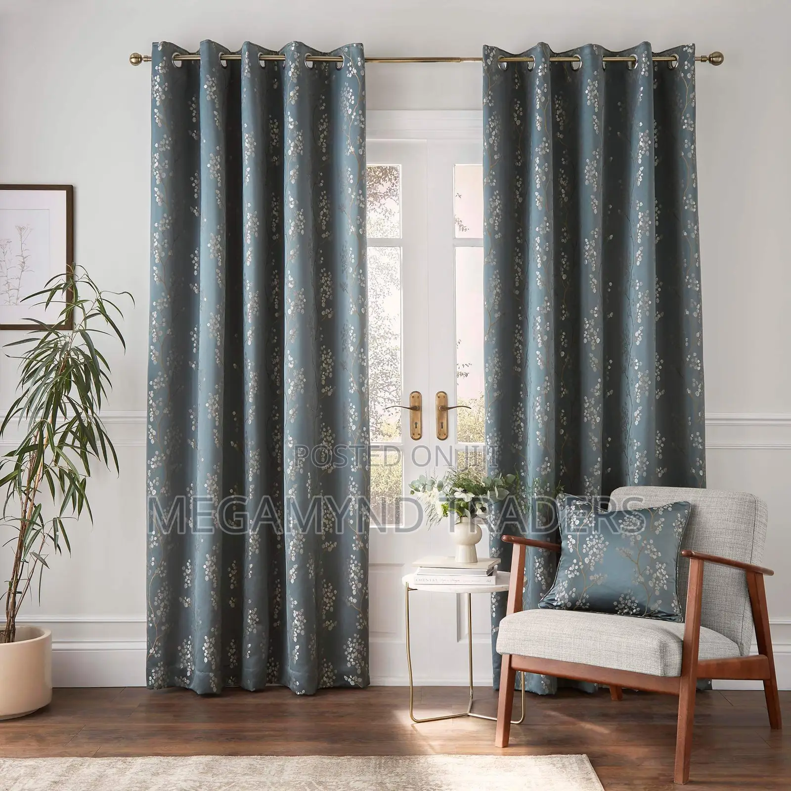 3pc Curtains Ready Made