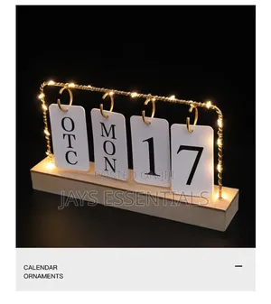 Decorative Desktop Calendar