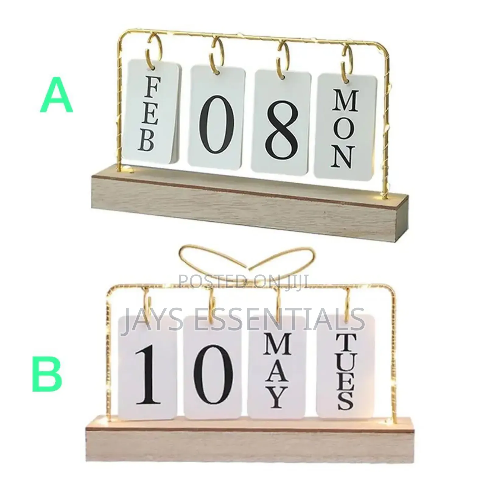 Decorative Desktop Calendar