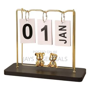 Wood and Iron Perpetual Calender