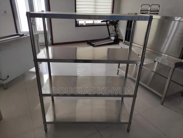 Stainless Steel Rack ( Stainless Steel Storage Rack 3 Tiers).