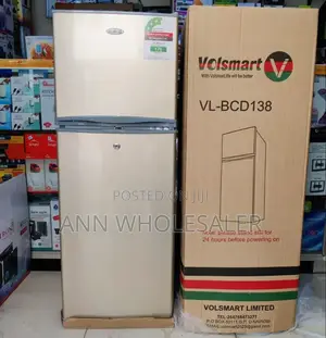 *Volsmart 138 Litres Double Door Fridge+.