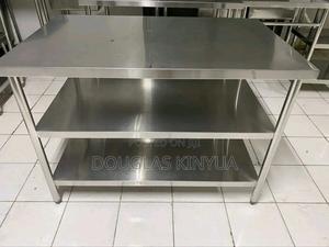 3 Tiers Stainless Steel Working Table - thumbnail 2