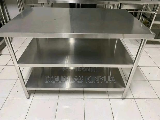 3 Tiers Stainless Steel Working Table - main view