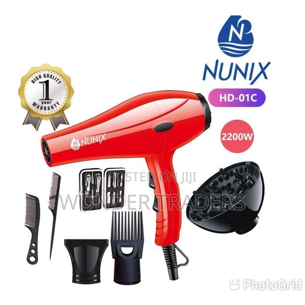 Nunix Blow Dryer - Dryer With Accessories