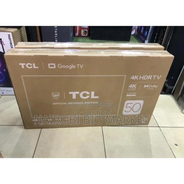 Restocked TCL 50inches Google Adroind Tv - thumbnail 3