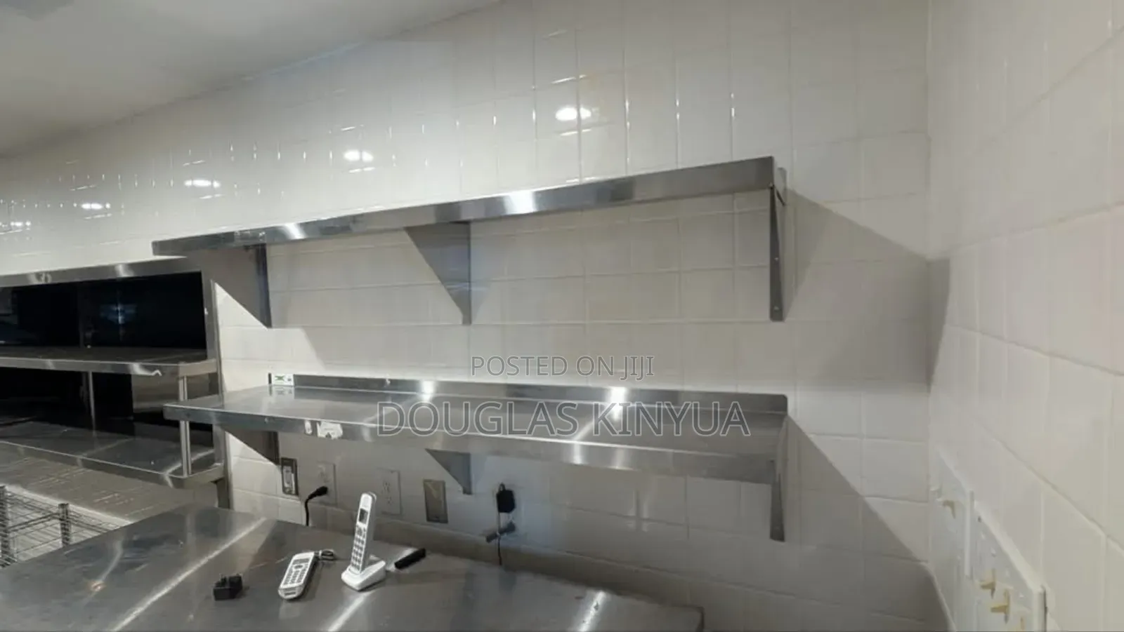 Solid Stainless Steel Wall Shelf ( Wall Shelf)
