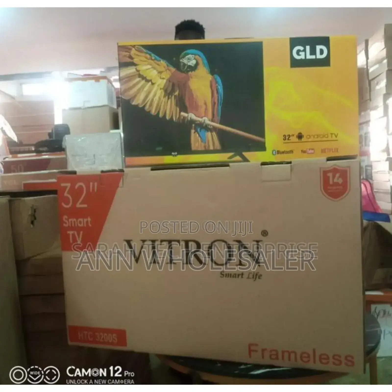 Frameless. Vitron 32'' Adroid Tv