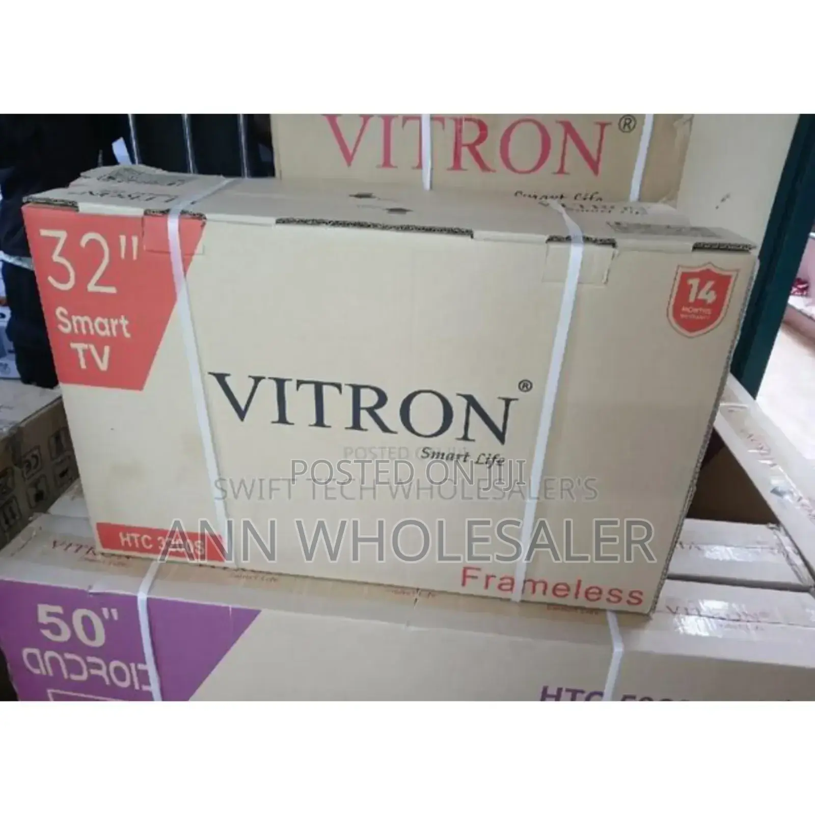 Restocked Vitron Smart Tv. Size 32inch. Bt Enabled