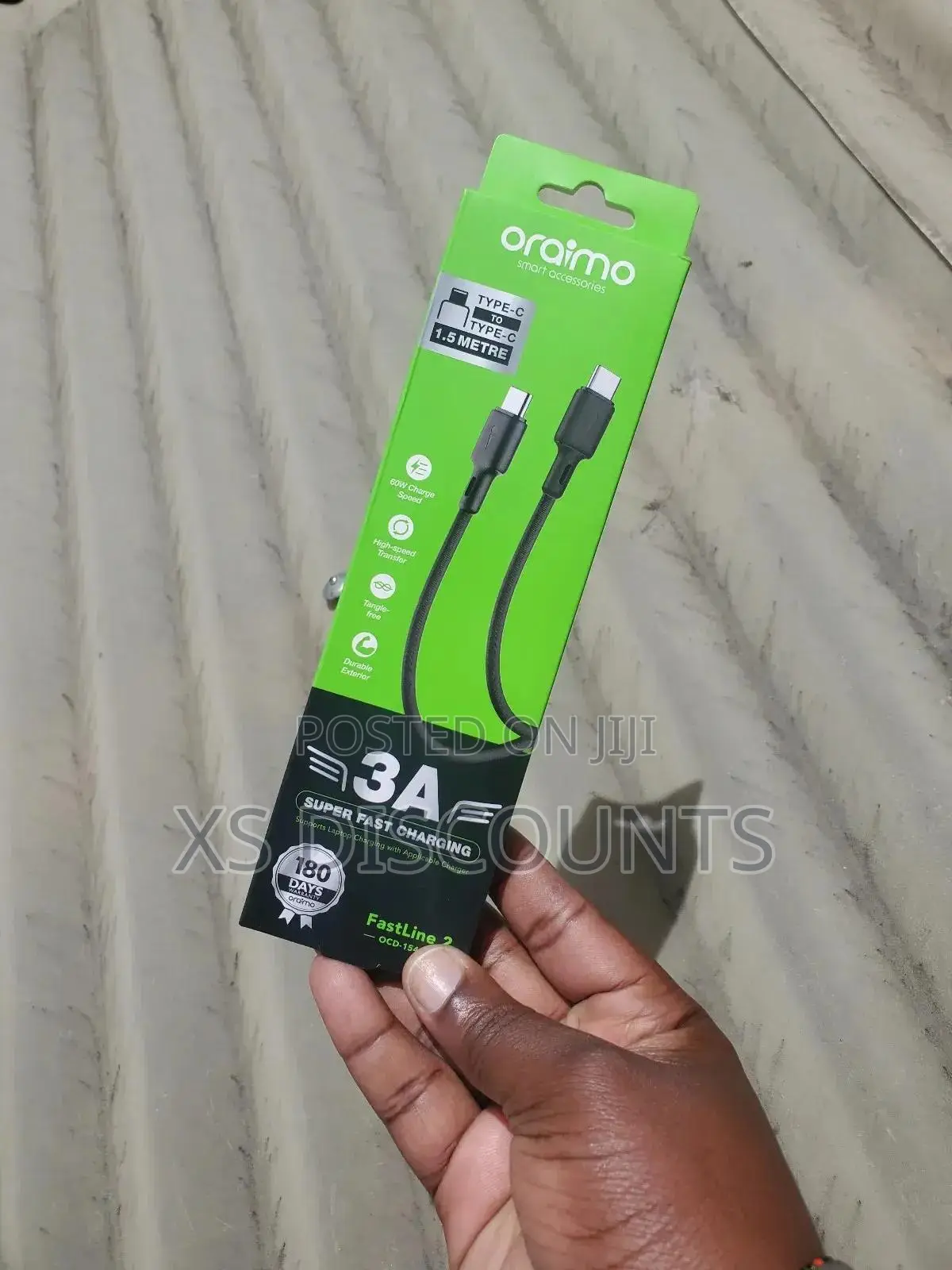 Oraimo Data Cable *Typec To Typec *