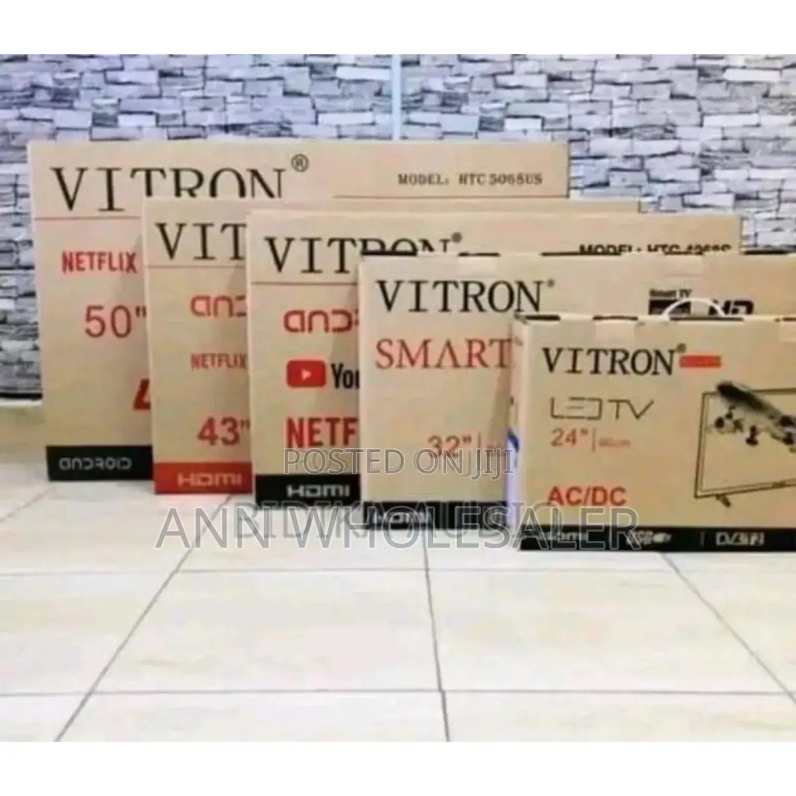 Restocked. Vitron Adroind Tv 43inches