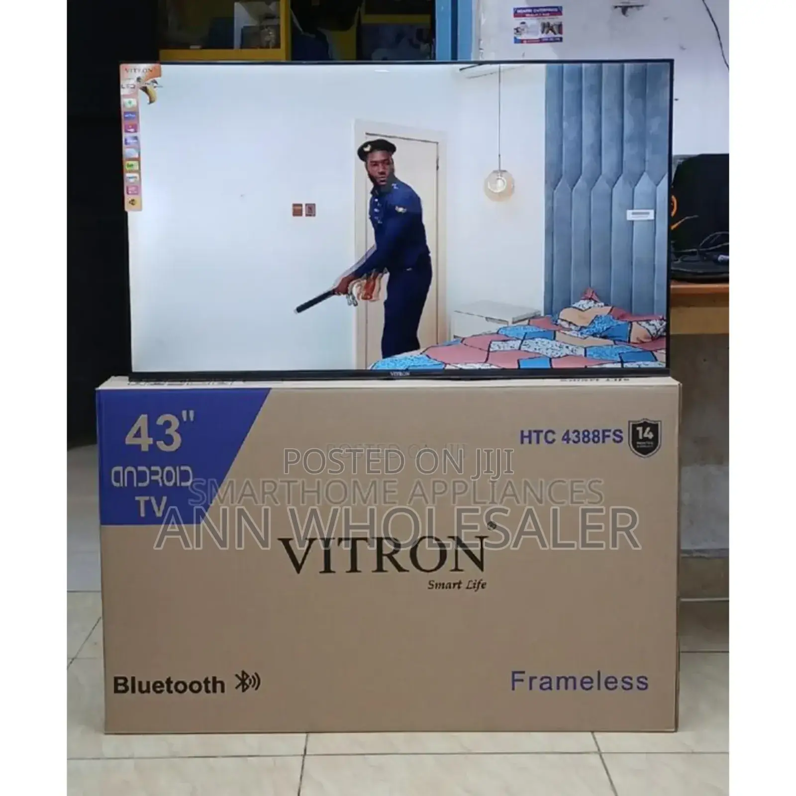 Frameless Size 43inches Vitron Tv