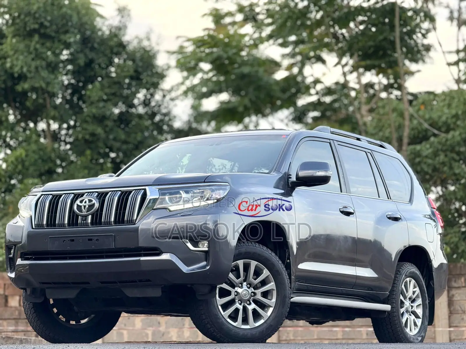 Toyota Land Cruiser Prado 3.0 190hp 2018 Gray