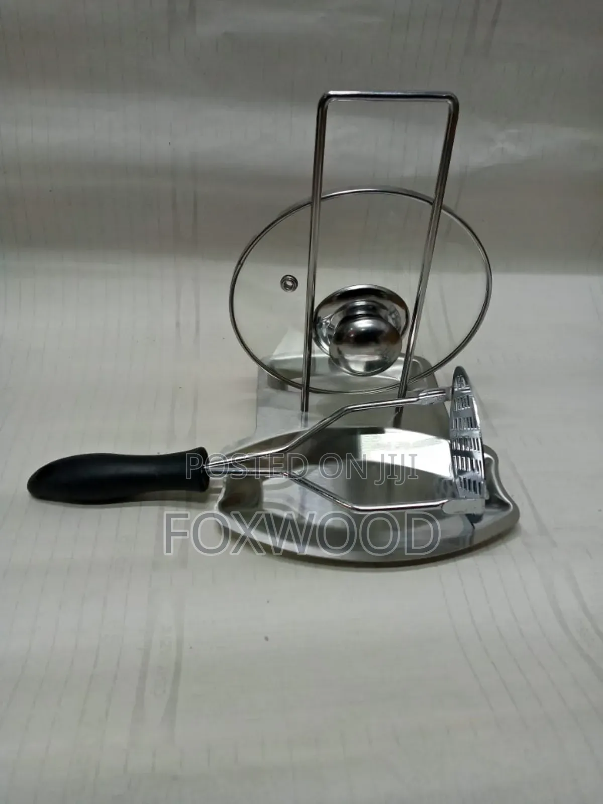 2in1 Kitchen Utensil Holder Stainless Steel