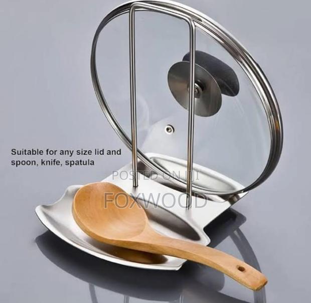 2in1 Kitchen Utensil Holder Stainless Steel - thumbnail 3