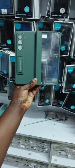 Samsung Fold 5 Back Case With Stand And Screen Protector - thumbnail 2