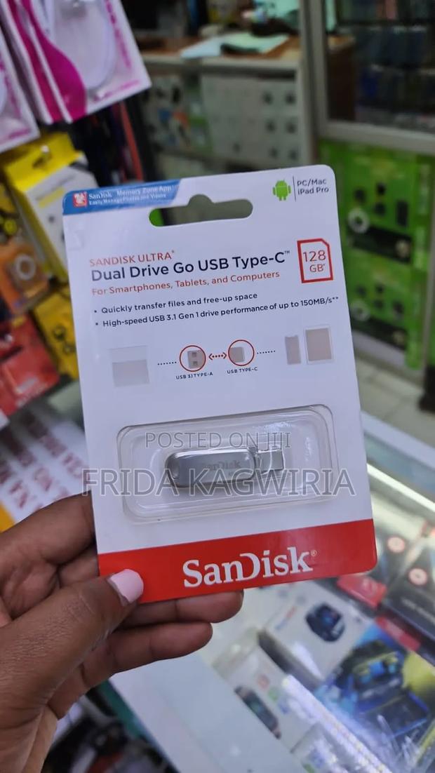 128 Gb Sandisk Ultra Dual Drive Go Usb Type C - thumbnail 2