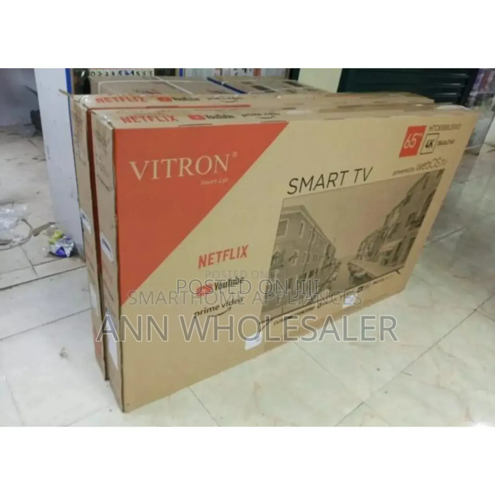 Vitron Size 65inch Tv. Smart Tv