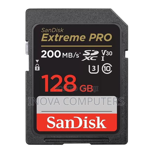 Sandisk Extreme PRO 128GB SDXC UHS-I Card 200 MBPS