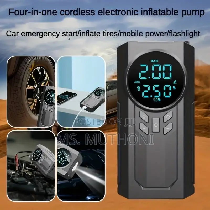 Fast Filling Mini Portable Tire Inflator Multifunctional
