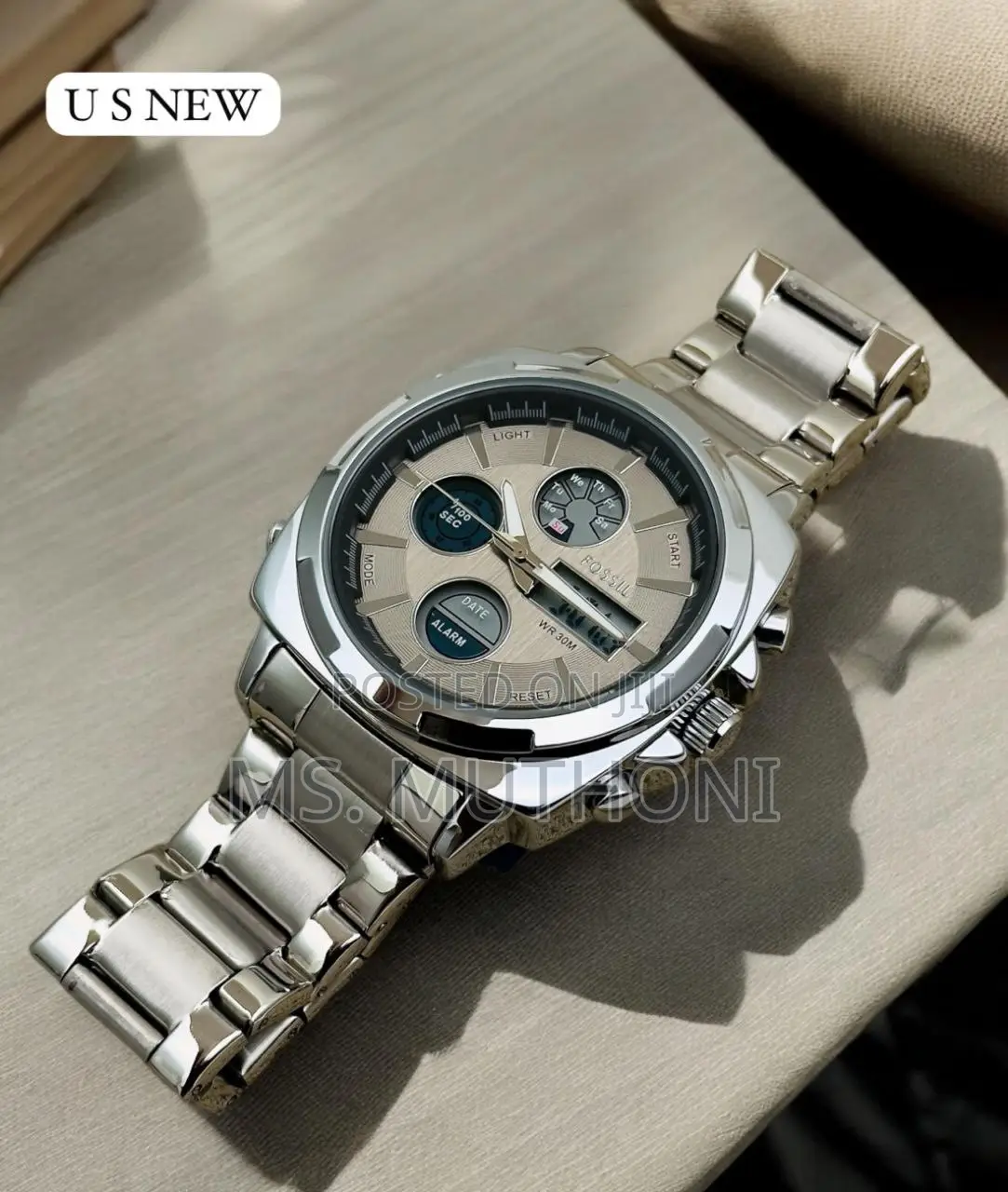 Slim Elegant Fossil Gents