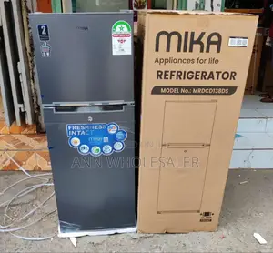 *Mika Fridge Double Door 138litres 