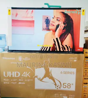 Hisense 58” Smart 58 A6 Frameless Uhd