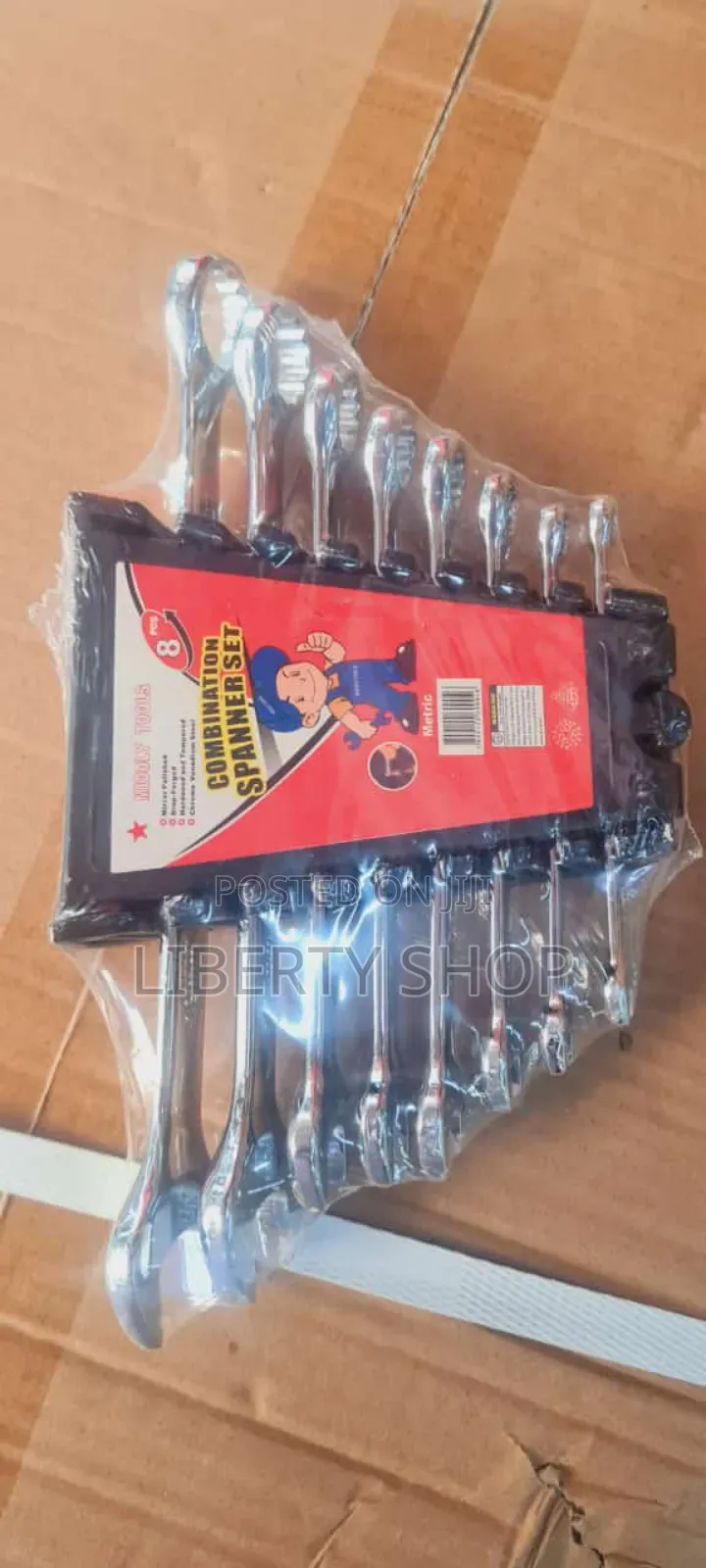 8 Pieces Combination Spanner Wrench
