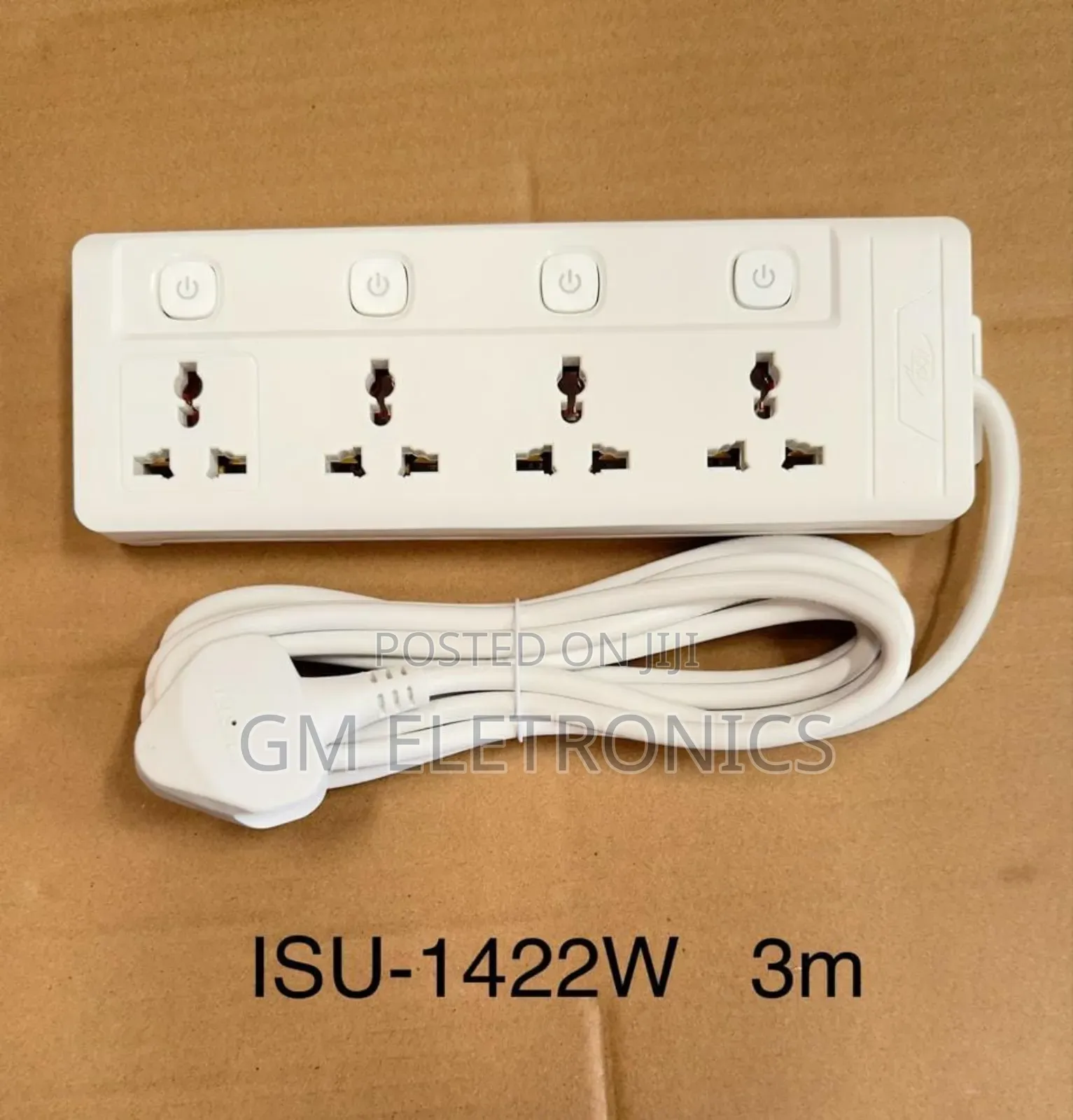 Itel 4 Way + 4 Switches Power Extension.