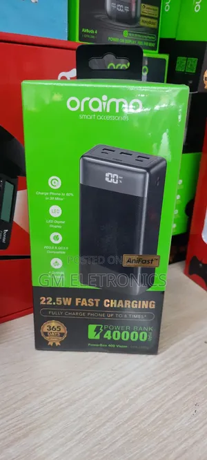 Powerbox 400 Vision 40000mah 22.5W Powerbank-Led Display.
