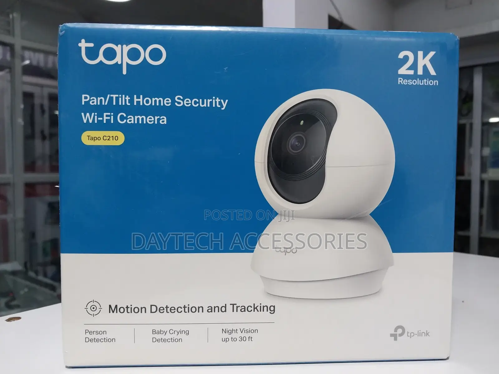 Tp-Link Tapo C210 3mp Pan Tilt Security Camera Ai Monitor
