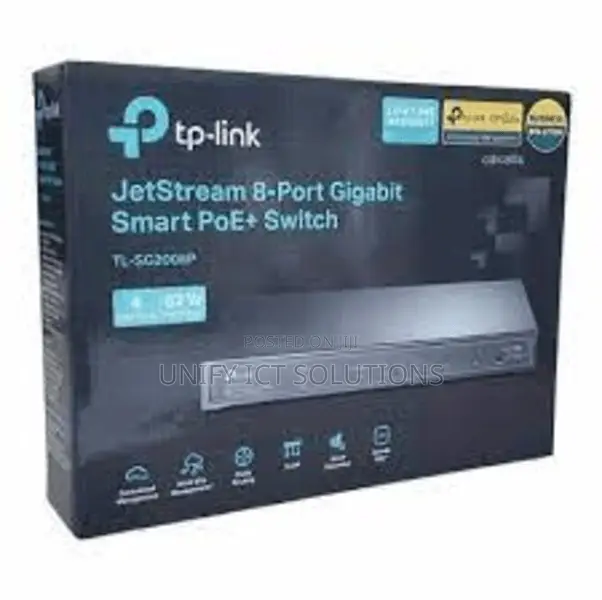 Tp Link TL-SG2008P Jetstream 8-Port Gigabit Smart Switch