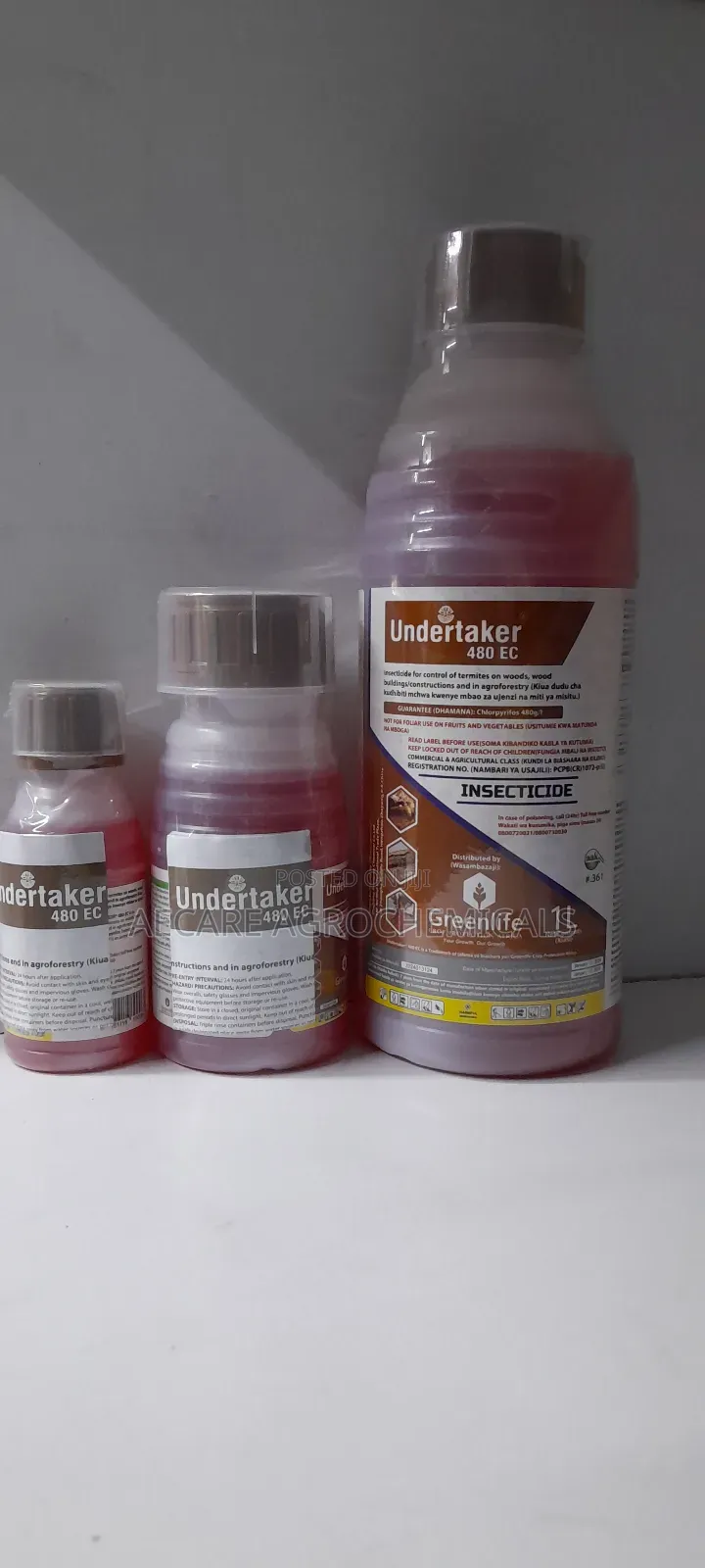 Undertaker 480 Ec Termicide 50ml, 100ml, 250ml, And 1LITRE