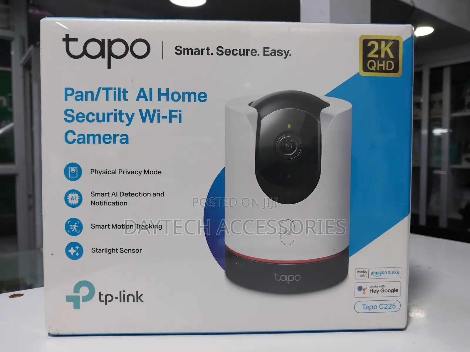 Tp-Link Tapo C225 Pan/Tilt Ai Home Security Wi-Fi Camera