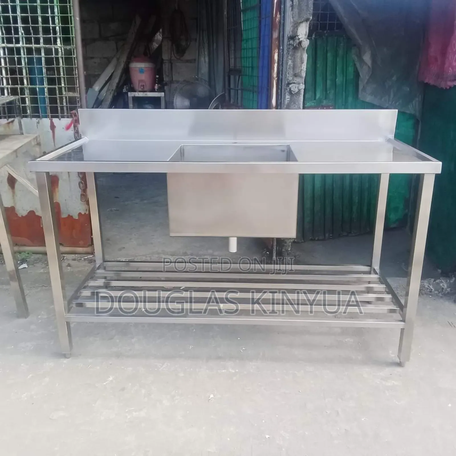 Stainless Single Sink ( Single Bowl Washing Sink Solid):