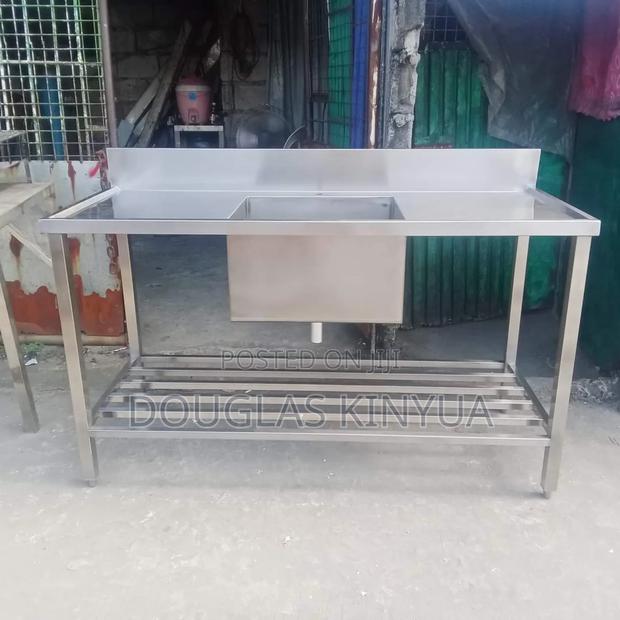 Stainless Single Sink ( Single Bowl Washing Sink Solid):