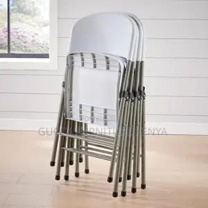 Office Chairs: Foldable White Easy Carry Heavy Duty Chair