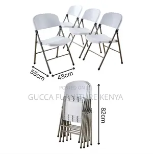 Office Chairs: Foldable White Easy Carry Heavy Duty Chair