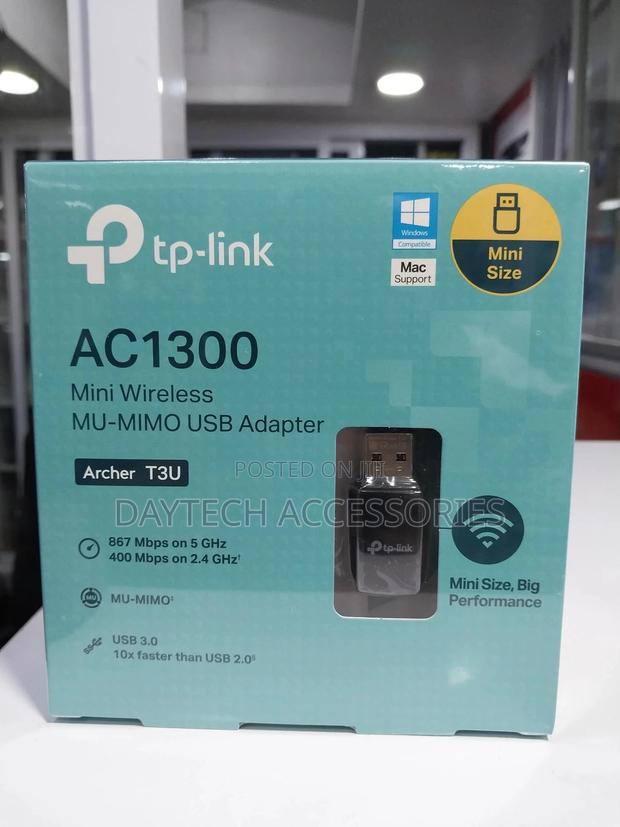 Tp-Link Archer T3u Ac1300 Mini Wireless Mu-Mimo Usb Adapter - thumbnail 2