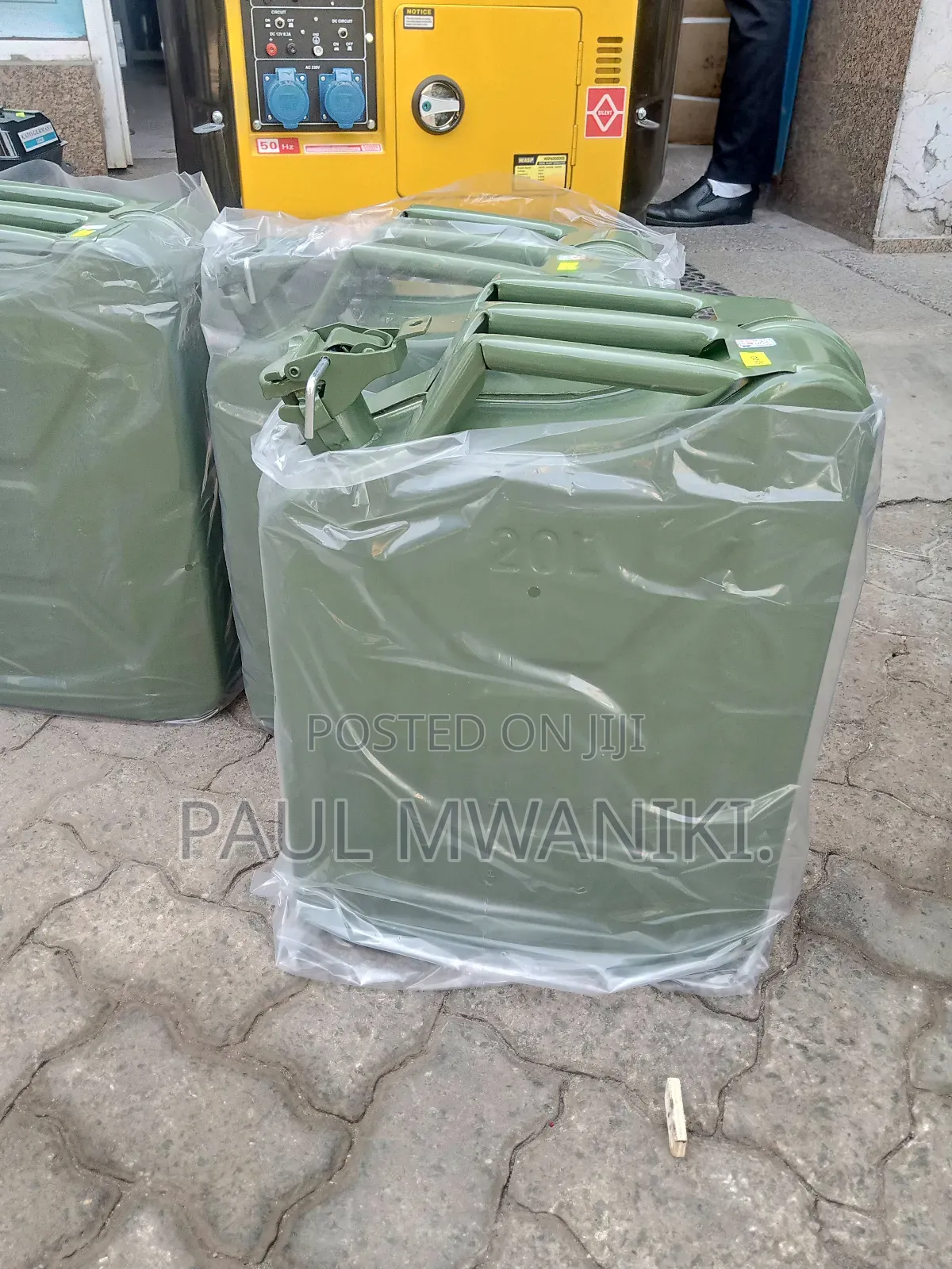 Metallic Steel Fuel Jerrycan